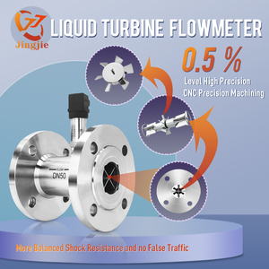 Đồng hồ đo lưu lượng nước jingjie dầu thủy lực tuabin DIESEL lưu lượng kế tuabin kỹ thuật số với lưu lượng kế Nước đầu ra tín hiệu xung 4-20mA - Product Image 5