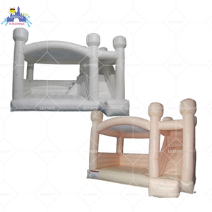 Casa <span class=keywords><strong>de</strong></span> rebote <span class=keywords><strong>blanca</strong></span> inflable, <span class=keywords><strong>castillo</strong></span> hinchable para fiesta <span class=keywords><strong>de</strong></span> boda con kit <span class=keywords><strong>de</strong></span> reparación <span class=keywords><strong>de</strong></span> bolsa <span class=keywords><strong>de</strong></span> transporte - Product Image 1