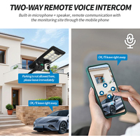 Nouvelle Caméra de Surveillance Solaire Wi-Fi Tout-en-un pour Éclairage Public, Lampe Solaire LED avec Caméra 4G et Capteur