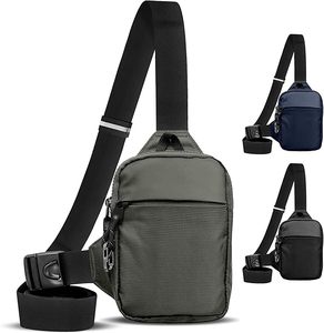 <span class=keywords><strong>Sac</strong></span> de voyage à bandoulière pour hommes et femmes, fermeture à glissière, résistant à l'eau, <span class=keywords><strong>sac</strong></span> de poitrine <span class=keywords><strong>multipoches</strong></span> - Product Image 4