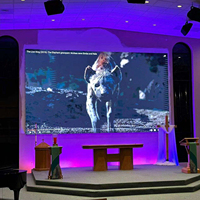 Écran LED d'intérieur P3, Mur vidéo LED publicitaire haute résolution pour aéroport, gare, hall