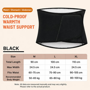 <span class=keywords><strong>Ceinture</strong></span> de soutien <span class=keywords><strong>lombaire</strong></span> chaude <span class=keywords><strong>pour</strong></span> l'hiver, doublée polaire, réglable, avec compression, <span class=keywords><strong>pour</strong></span> hommes et femmes - Product Image 6