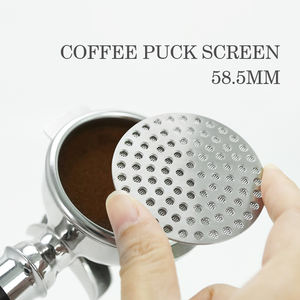 Accessoires pour <span class=keywords><strong>machine</strong></span> à expresso : Porte-filtre 51mm 54mm 58mm, Filtre en acier inoxydable, Filtre de contact pour pommeau de distribution, Filtre à café - Product Image 5