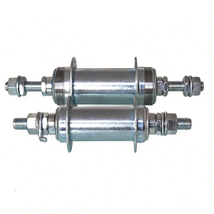 Roues de vélo avant/arrière en acier galvanisé – Axe à roulement scellé à visser, corps de moyeu HG, type écrou, durable, 36 rayons, BMX/MTB - Product Image 5