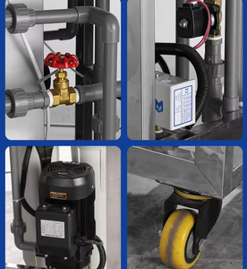 ระบบกรองน้ำ RO สแตนเลส 250 ลิตรต่อชั่วโมง พร้อมระบบควบคุม PLC อัตโนมัติ สำหรับการกรองน้ำเชิงพาณิชย์ด้วยระบบ Reverse Osmosis - Product Image 4