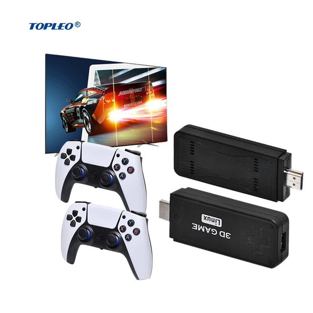 Topleo 10000+ Game Stick Lite Family Retro De Juegos Wireless Game Console U9 Pro Video Game Stick 4k