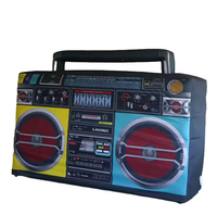 Grand roman gonflable Radio accessoires/gonfler Radio ensemble ballon extérieur Festival de musique décoration publicité