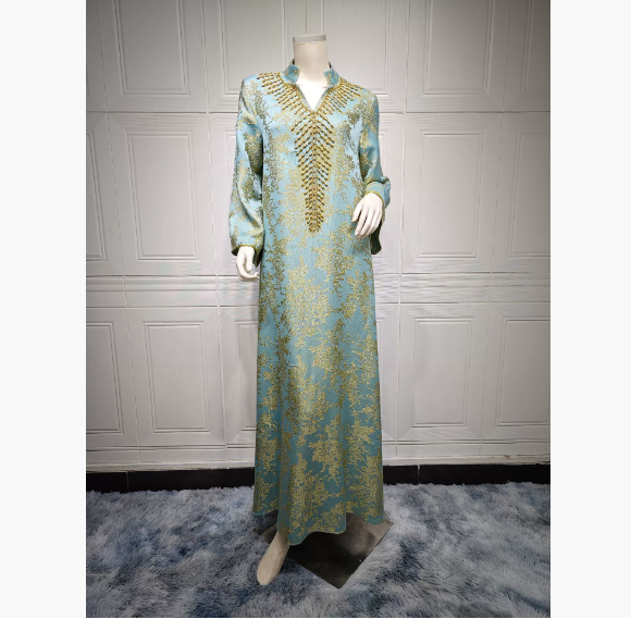 sachin and babi light blue dress Embroidered Dress Material Set