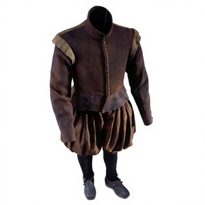 Élégant doublet renaissance sur mesure pour les performances scéniques avec des épaules structurées coutures détaillées Doublets pour hommes - Product Image 1