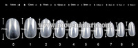 TSZS Faux ongles courts à couverture complète, transparents, ovales, produits professionnels pour salons de manucure, vente en gros, pointes d'ongles acryliques rondes