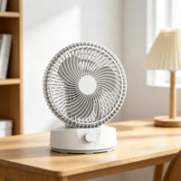 Ventilateur de bureau oscillant New Look 28W, flux d'air frais, réduction du bruit, fonctionnement facile, couleur personnalisée OEM, logo personnalisé, ventilateur électrique de bureau