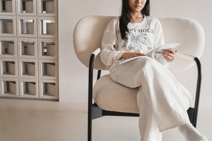 <span class=keywords><strong>OEM</strong></span> Factory Großhandel Nordic Fashion Boucle Velvet Akzent Stühle Moderne Luxus Freizeit Wohnzimmer Sessel - Product Image 3