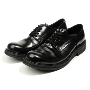 Chaussures Derby pour hommes en cuir de cheval, bout rond, style Oxford, pour mariage, affaires, formelles, faites à la main, élégantes, marron clair - Product Image 5