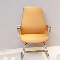 Chaise de bureau de direction en cuir ergonomique de luxe pour salle de réunion et de conférence, mobilier de bureau personnalisé