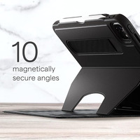 Funda Ultrafina Anticaídas para iPad Pro de 12.5 Pulgadas con Soporte Magnético para Carga Inalámbrica del Lápiz, Admite Personalización