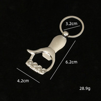 Pendentif de clé de voiture pour hommes, personnalisé et créatif, outil de quincaillerie cadeau publicitaire, ouvre-bouteille en métal, porte-clés