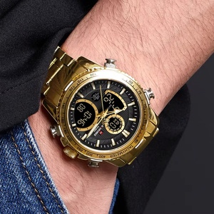 NAVIFORCE 9182 2025 Nouvelle montre de sport pour homme, montre-bracelet de luxe originale, acier inoxydable, double affichage, montres étanches pour homme - Product Image 6