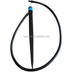 Adjustable Flow <strong>Micro</strong> Turbo <strong>Sprinkler</strong> on Stake 360 Degree Refraction Water Misting Spray Nozzle for Garden <strong>Irrigation</strong> System - Product Image 2