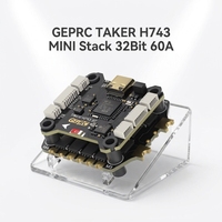 Controlador de Vuelo GEPRC TAKER H743 MINI Stack 32Bit 60A 20x20 STM32H743 ICM42688P Dual BEC 3-8S para Dron FPV Quadcopter