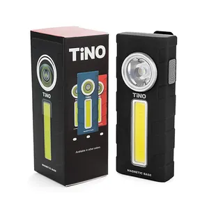 Tino De Twee-In-Een Licht Ingebouwde Magnetische Basis En Opknoping Haak Led Taak Werk Licht