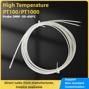 -50-400 ℃ Hoch temperatur widerstand <span class=keywords><strong>2</strong></span>-Draht PT100 Wärme widerstand <span class=keywords><strong>2</strong></span>-Draht PT100O Temperatur <span class=keywords><strong>sensor</strong></span> <span class=keywords><strong>3</strong></span>*30mm <span class=keywords><strong>3</strong></span>*20mm - Product Image 2