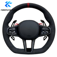 Volant chauffant personnalisé en fibre de carbone pour Toyota A90 GR Supra MK4 MK5 G80 2019 2020 2021 2022 2023 2024 2025 2026
