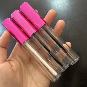 <span class=keywords><strong>ISMAN</strong></span> – Tubes de conditionnement de haute qualité pour rouge à lèvres liquide rose vif 10 ml, gloss, mascara métallique transparent et eye-liner - Product Image 1
