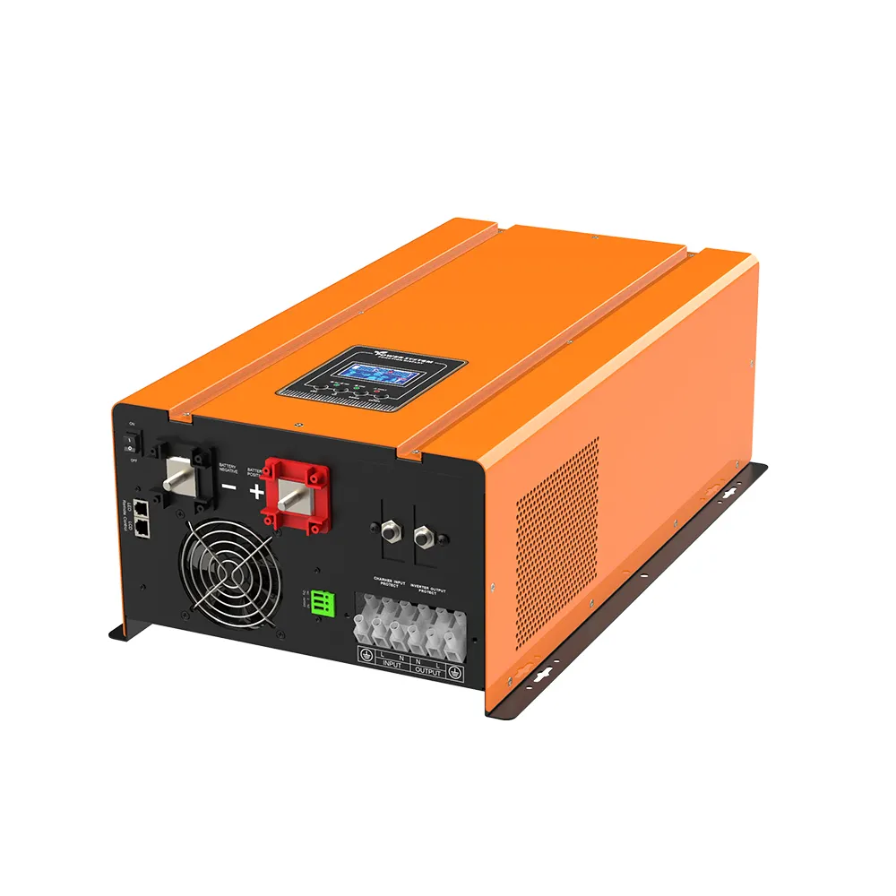 RP Series Toroidal Inverter 6kw 48v Pure Sin Dry Contact Communication Port 6000w Pure Sine Wave Inverter Charger