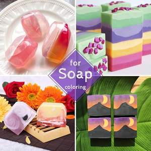 Poudre de mica de Pigment de titane de <span class=keywords><strong>couleur</strong></span> métallique violet clair pour bombes de bain de savon de résine époxy projets d'artisanat de bricolage, etc. - Product Image 5