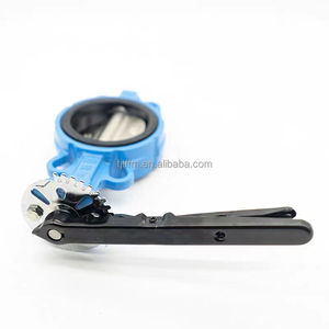 Wafer, Lug, hướng dẫn sử dụng, điện, đòn bẩy hoạt động, PTFE, pfa lót, thép không gỉ (cf8), 8-inch PN10 Van bướm. - Product Image 5