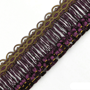 Casa tessile Rayon che si ispessisce frangia di nappe per cucire tenda appesa a fettucce - Product Image 5