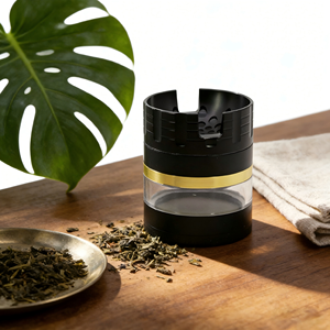 Mayorista Premium 2 en 1: Cenicero y Molinillo de Hierbas de 63mm, 4 Piezas, Aleación de Zinc, Ventana Transparente, para Tabaco y Especias - Product Image 1