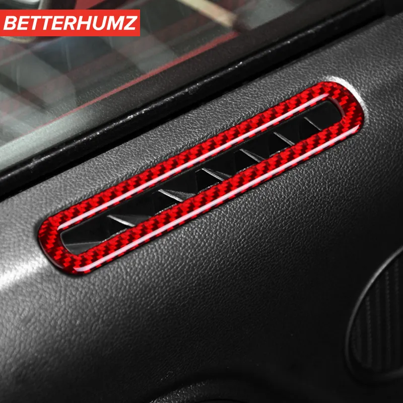 高品質の自動車部品Door Air Conditioner Outlet Vent Stickers Trim Cover車の装飾アクセサリーFor Ford Mustang 2015-2019