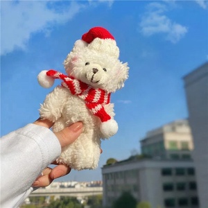 Mini chapeau <span class=keywords><strong>de</strong></span> père noël <span class=keywords><strong>de</strong></span> noël mini écharpe <span class=keywords><strong>de</strong></span> noël et mini chapeaux et écharpes <span class=keywords><strong>de</strong></span> noël rouges pour les détenteurs d'argenterie <span class=keywords><strong>de</strong></span> noël - Product Image 4