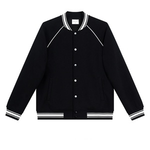 Nueva Sudadera de Béisbol de 380g, Color Sólido, Corte Holgado para Hombre y Mujer, Otoño e Invierno, Chaqueta Deportiva de Béisbol - Product Image 2