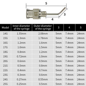 เข็มทำมุมโลหะ45องศาครึ่งนิ้ว17ก. - Product Image 2