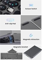 Teclado Bluetooth Plegable Recargable Portátil al por Mayor, Teclado Inalámbrico para Tablet Mint