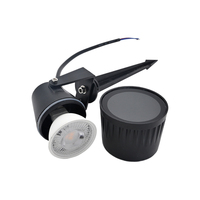 Projecteur de jardin interchangeable GU10/MR16 IP65 AC avec ampoule LED 5W incluse, en plastique technique résistant aux UV et certifié CE/ROHS