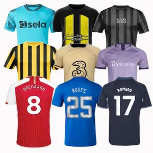 24-23-22 Men Football Jerseys Soccer Kit Adult Football Uniforms Customized Blank Fubol Training Suit Printing Name And Number