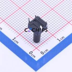 K2-6639DP-Q3SW-04 Tactile Switch Through hole Component (THT)-4P,6x6mm Switch 1.8N Through Hole 6mm 6mm - Product Image 2