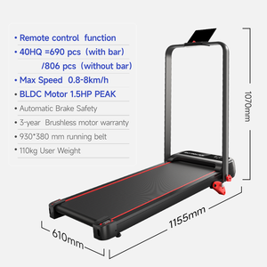 Máquina de Ejercicio Plegable Multifuncional para Correr, con Pantalla LED Profesional, para Gimnasio en Casa - Product Image 3