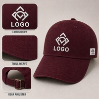 Casquette de baseball 6 panneaux en polyester/coton, broderie personnalisée, ajustement réglable, options d'impression numérique, design tendance, tissu courant