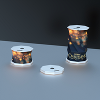 Nouvelle Lampe de Table Pliante Créative Tendance 2025, Lanterne Nouveauté LED Veilleuse, Décoration Maison Artisanat OEM Cadeaux Promo Noël