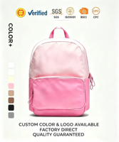 Sac à dos pour ordinateur portable grande capacité, sac à dos scolaire imperméable, sac de voyage décontracté pour étudiant, en polyester, tendance pour usage quotidien, LOGO personnalisé