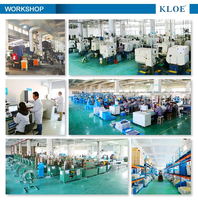 KLOE 820324-02 Robinet d'angle à raccord rapide 1/2 po FIP, connecteur de robinet en acier inoxydable SUS304, tuyau flexible métallique tressé sans plomb CUPC