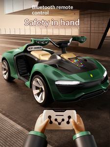 Motocicleta Elétrica Infantil Carro de Plástico de Quatro Rodas para Meninos e Meninas Bateria Super Recarregável de 12V Controle Remoto Brinquedo - Product Image 4