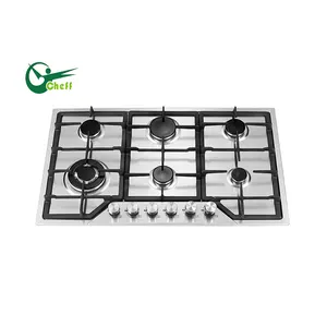 Thiết Bị Nhà Bếp Gia Dụng Thương Mại 6 Burner Bếp Gas Thương Mại