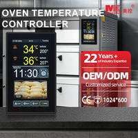 Panel Kontrol Oven LCD IPS 7 Inch MK5L08-08 Berkualitas Baik 220V ±1 ℃   Pengontrol Akurasi Suhu Oven Dek Termostat