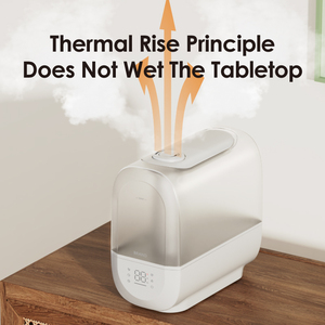 Kegao 6L nóng và lạnh sương lai atomization tạo độ ẩm hộ gia đình 700 ml/h tạo độ ẩm công suất lớn siêu âm Máy tạo độ ẩm không khí - Product Image 3