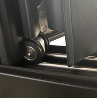 Puerta Plegable de Vidrio con Aislamiento Térmico PENJOY, Puerta de Entrada Exterior de Aluminio con Rotura de Puente Térmico, Herrajes de Marca Alemana, Hermética